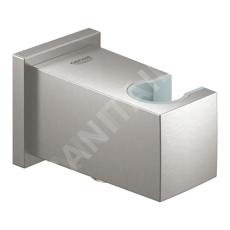 Grohe Euphoria Cube - Coude mural avec support, supersteel 26370DC0