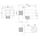 kielle Accessoires - Berceau mural avec support, chrome 20901010