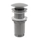 Alcadrain Accessoires - Sortie de lavabo 5/4" sans trop-plein, ClickClack, métal A395