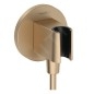 Hansgrohe Fixfit - Coude de raccordement avec support, bronze brossé 26888140