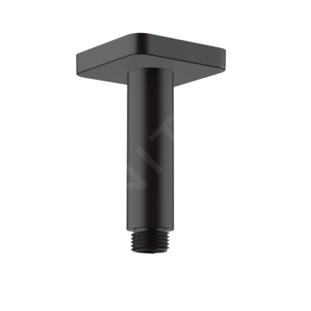 Hansgrohe Vernis Shape - Bras de douche plafond 100 mm, noir mat 26406670