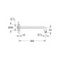 Grohe Rainshower - Bras de douche 380 mm, chrome 28361000