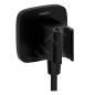 Hansgrohe Fixfit - Coude de raccordement avec support, noir mat 26887670