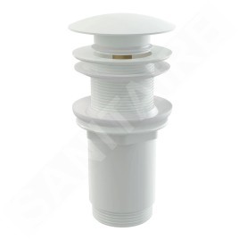 Alcadrain Accessoires - Bonde de lavabo, Click Clack, blanc A395B