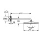 Grohe Rainshower - Douche de tête 310 Mono, 1 jet, bras de douche 422 mm, chrome 26557000
