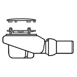 Villeroy & Boch Subway Infinity - Garniture de vidage Tempoplex Plus Compact 90 mm, chrome mat 92250069