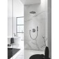 Grohe Rainshower Cosmopolitan - Douche de tête 310 avec bras de douche de 380 mm, 1 jet, graphite foncé brossé 26066AL0 Grohe Rainshower Cosmopolitan - Douche de tête 310 avec bras de douche de 380 mm, 1 jet, graphite foncé brossé 26066AL0