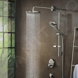 Hansgrohe Raindance S - Douche de tête PowderRain 240,avec bras, chrome 27607000