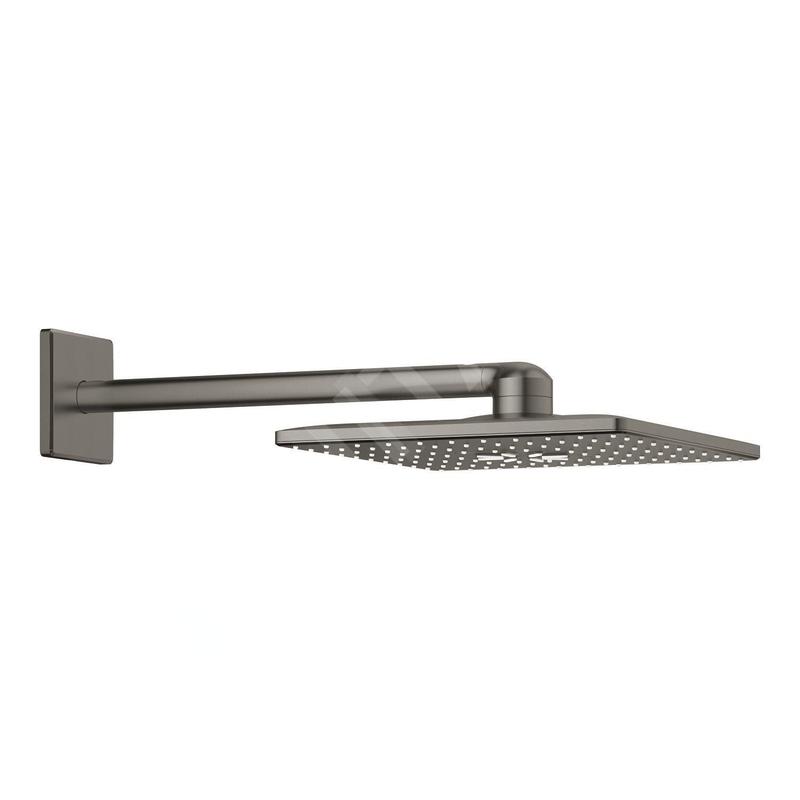 Grohe Rainshower SmartActive Cube - Douche de tête 310, bras de douche 430 mm, 2 jets, Hard Graphite brossé 26479AL0 Grohe Rainshower SmartActive Cube - Douche de tête 310, bras de douche 430 mm, 2 jets, Hard Graphite brossé 26479AL0