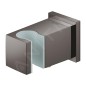 Grohe Euphoria Cube - Coude mural avec support, Hard Graphite 26370A00