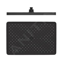 kielle Vega - Douche de tête 360 x 240 mm, noir mat 20118014