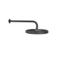 kielle Oudee - Douche de tête 260, 1 jet, bras de douche 350 mm, noir mat 20102SE4
