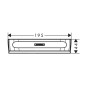 Hansgrohe WallStoris - Raclette, noir mat 27916670