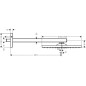 Hansgrohe Raindance E - Douche de tête E 300 avec bras de douche, 1 jet, aspect doré poli 26238990 Hansgrohe Raindance E - Douche de tête E 300 avec bras de douche, 1 jet, aspect doré poli 26238990
