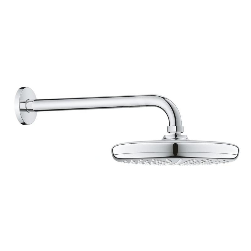 Grohe Tempesta - Douche de tête 210, 1 jet, bras de douche 286 mm, chrome 26412000 Grohe Tempesta - Douche de tête 210, 1 jet, bras de douche 286 mm, chrome 26412000