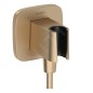 Hansgrohe Fixfit - Coude de raccordement avec support, bronze brossé 26887140