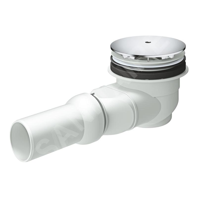 Grohe Garnitures de vidage - Garniture de vidage pour receveurs de douche, sortie horizontale, chrome 49534000