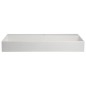 Sapho Quadrado - Lavabo à poser 960x440 mm, sans trop-plein, 1 trou de robinetterie, grès blanc AR467 Sapho Quadrado - Lavabo à poser 960x440 mm, sans trop-plein, 1 trou de robinetterie, grès blanc AR467