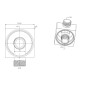 kielle Accessoires - Coude de raccordement, chrome 20918000