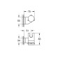 Grohe Vitalio Universal - Support de douche, chrome 26183001
