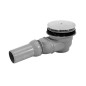 Duravit Accessoires - Garniture de vidage pour receveurs de douche, sortie horizontale, chrome 790263000000000