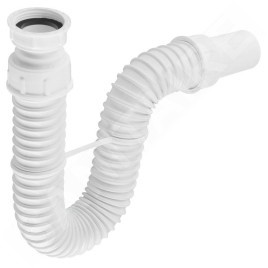 Bruckner Accessoires - Siphon de lavabo Flexy 1 1/4, bonde 40 mm, blanc 151.123.0