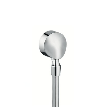 Hansgrohe Coudes - Raccordement du flexible Fixfit E avec clapet anti-retour et rotule, chrome 27505000