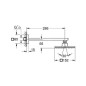 Grohe Euphoria Cube - Douche de tête, bras de douche 286 mm, chrome 26073000
