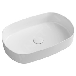 Sapho Infinity - Lavabo à poser, 550x360 mm, sans trop-plein, blanc mat 10NF65055-2L