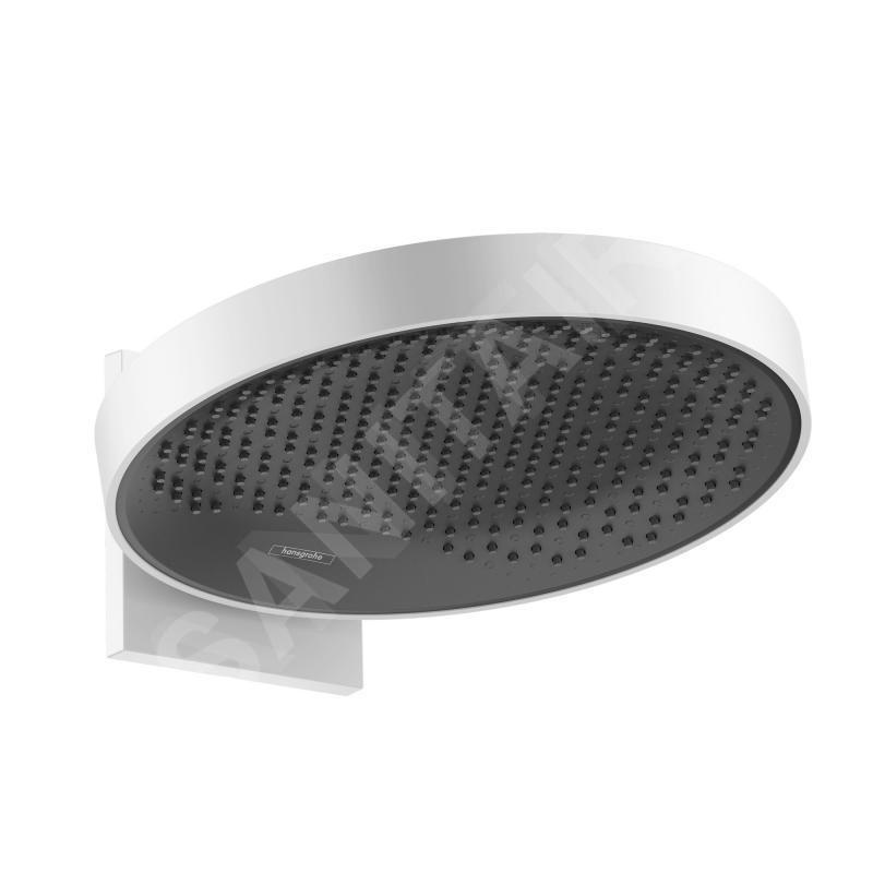 Hansgrohe Rainfinity - Douche de tête 360 avec raccord mural, 1jet, blanc mat 26230700