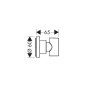 Axor Programme de douche - Support de douche, chrome 39525000