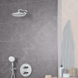 Grohe Tempesta - Douche de tête 210, 1 jet, bras de douche 286 mm, chrome 26411000