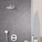 Grohe Tempesta - Douche de tête 210, 1 jet, bras de douche 286 mm, chrome 26411000 Grohe Tempesta - Douche de tête 210, 1 jet, bras de douche 286 mm, chrome 26411000