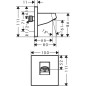 Hansgrohe Pulsify - Raccord mural, blanc mat 24139700