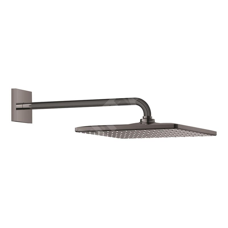 Grohe Rainshower - Douche de tête 310, Mono Cube 9,5 l/min, 1 jet, bras de douche 42 mm, Hard Graphite 26564A00