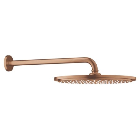 Grohe Rainshower Cosmopolitan - Douche de tête 310, bras de douche 380 mm, 1 jet, Warm Sunset brossé 26066DL0