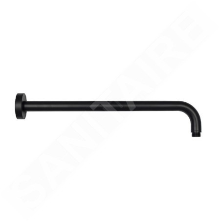 Paffoni Stick - Bras de douche, longueur 400 mm, noir mat ZSOF034NO