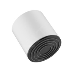 Hansgrohe Pulsify S - Pommeau de douche 105, 1 jet, EcoSmart, blanc mat 24132700