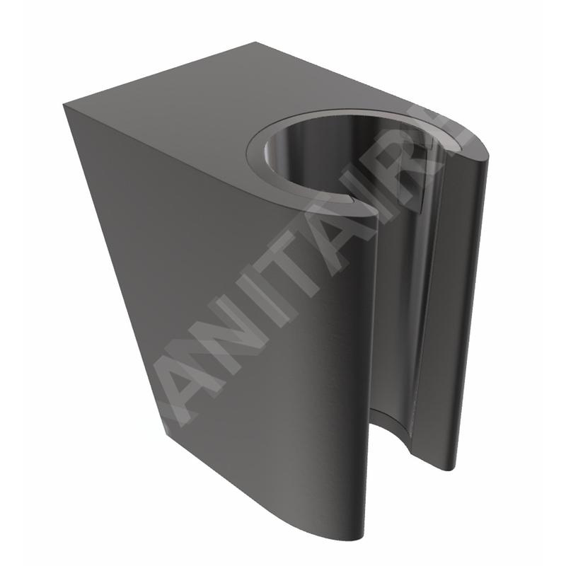 kielle Accessoires - Support mural de douchette, noir mat 20901044