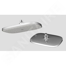 kielle Vega - Douche de tête 290 x 198 mm, chrome / blanc 20118000