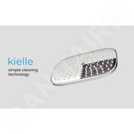 kielle Vega - Douche de tête 290 x 198 mm, chrome / blanc 20118000
