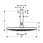 Hansgrohe Raindance Select S - Douche de tête 300, 2 jets, bras de douche 100 mm, chrome 27337000 Hansgrohe Raindance Select S - Douche de tête 300, 2 jets, bras de douche 100 mm, chrome 27337000