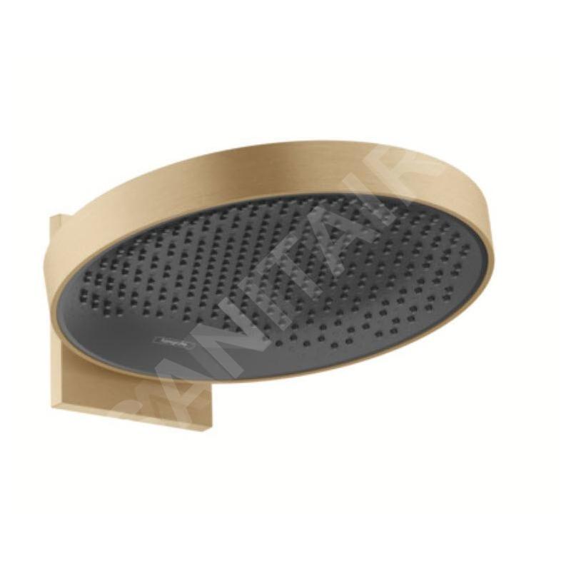 Hansgrohe Rainfinity - Douche de tête 360 avec raccord mural, 1jet, bronze brossé 26230140