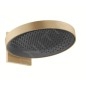 Hansgrohe Rainfinity - Douche de tête 360 avec raccord mural, 1jet, bronze brossé 26230140