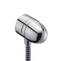 Hansgrohe Coudes - Raccordement du flexible Fixfit E Stop avec robinet d’arrêt, chrome 27452000