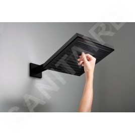 Hansgrohe Pulsify E - Douche de tête, 26x26 cm, EcoSmart+, noir mat 24333670
