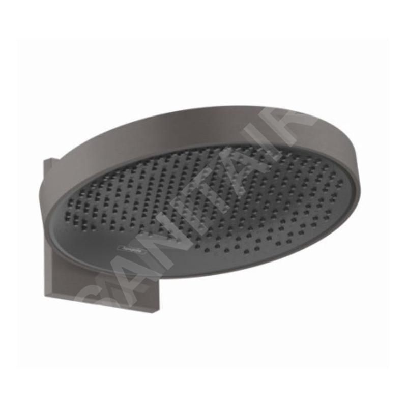 Hansgrohe Rainfinity - Douche de tête 360 avec raccord mural, 1jet, noir chromé brossé 26230340