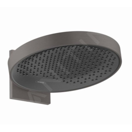 Hansgrohe Rainfinity - Douche de tête 360 avec raccord mural, 1jet, noir chromé brossé 26230340