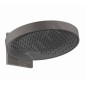 Hansgrohe Rainfinity - Douche de tête 360 avec raccord mural, 1jet, noir chromé brossé 26230340