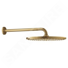 Grohe Rainshower Cosmopolitan - Douche de tête Cosmopolitan 310 avec bras de 380 mm, 1 jet, Cool Sunrise brossé 26066GN0